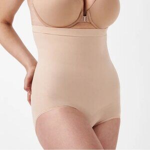 🌻NEW NWOT SPANX Nude Seamless Power High-Waisted Brief Size XL #2746